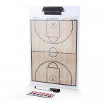 Ταμπλό Προπονητή Basket Διπλής Όψης Μαγνητικό 25x37cm