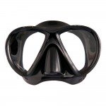 Μάσκα Ψαροντούφεκου Mares X-VU Silicone Μαύρη 1102070