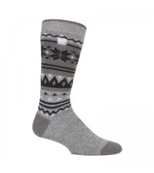 Κάλτσες Ανδρικές Jacquard LITE™ Socks Γκρι Heat Holders® 80015