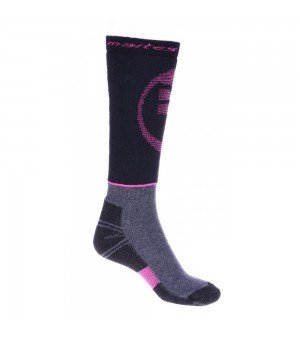 Κάλτσες Martes Lady Ski Black Grey Fuchsia