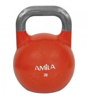 Kettlebell Aγωνιστικό 28kg Πορτοκαλί Amila 84586