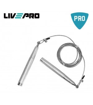 Σχοινάκι Crossfit Premium Silver LivePro Β 8283HS
