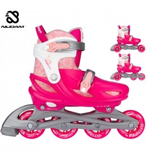 Nijdam Inline Skates Ρυθμιζόμενα 3-σε-1 Floral Switch Nijdam® N22AA01