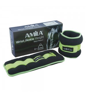 Βάρη άκρων Neoprene 2x3kg Amila 94955