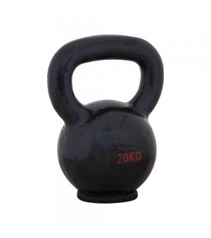 Kettlebell Εμαγιέ με λαστιχένια βάση 20kg Amila 44508