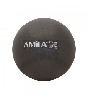 Μπάλα Pilates 25cm Μαύρη Amila 95816