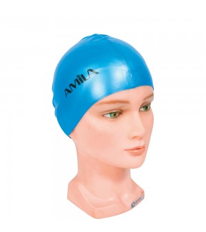 Σκουφάκι Κολύμβησης Μπλε Amila 47012