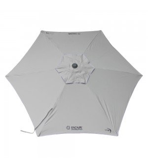 Ομπρέλα Παραλίας Escape 2.4m 6 Ακτίνες Silver Grey 12206