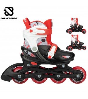 Inline Skates Ρυθμιζόμενα 3-σε-1 Street Shift Nijdam N22AA02