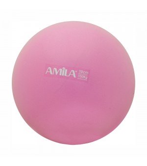 Μπάλα Pilates 19cm Ροζ Amila 95806