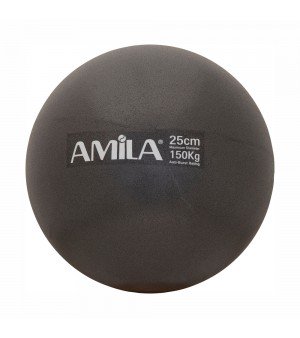 Μπάλα Pilates 25cm Μαύρη Amila 95819