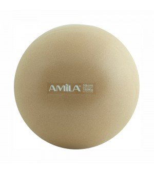 Μπάλα Pilates 19cm Χρυσή Amila 95804