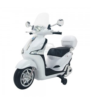 Παιδική Μηχανή Skorpion 12V Piaggio Liberty Original Λευκή 52450961