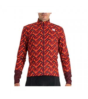 Μπουφάν Ποδηλασίας Sportful Pixel Jacket Κόκινη 91-1121515