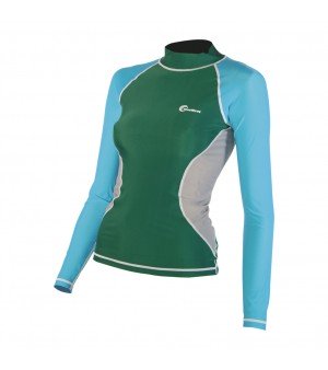 Γυναικείο Rash Guard Μακρυμάνικο Πράσινο BlueWave 64616