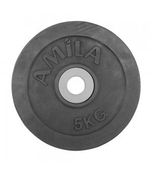Δίσκος με Επένδυση Λάστιχου 28mm 5kg Amila 44473