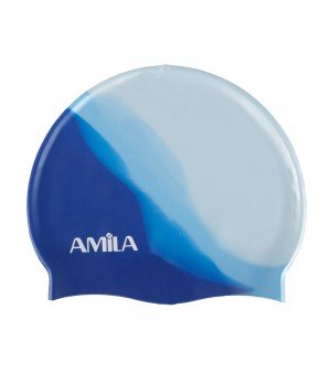 Σκουφάκι Κολύμβησης Amila Multicolor WLB 47001