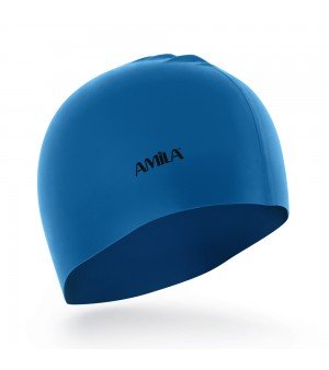 Σκουφάκι Κολύμβησης Μπλε Amila 47012