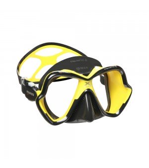Μάσκα Κατάδυσης X-Vision Liquidskin Μαύρο Κίτρινο