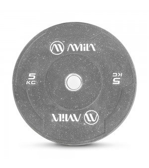 Δίσκος Βαρών Color Bumper Plate Slim 50mm 5kg Amila 84846