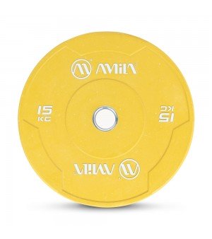 Δίσκος Βαρών Color Bumper Plate Slim 50mm 15kg Amila 84848