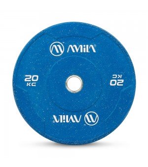 Δίσκος Βαρών Color Bumper Plate Slim 50mm 20kg Amila 84849