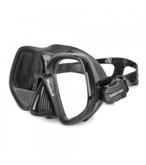 Μάσκα Θαλάσσης Salvas Wanted Black Silicone band 52204