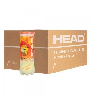 Παιδικά Μπαλάκια Τένις Head Stage 2 Κούτα 24x3 Ball 3121914
